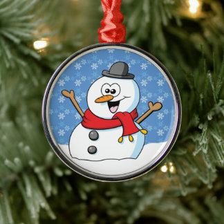 Ornamento feliz de Snowman