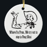 Ornamento Feng Shui<br><div class="desc">El Ornament presenta un diseño humorístico de estilo retro.</div>