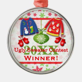Ornamento feo 7 del ganador de la competencia del
