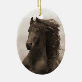 Ornamento feriado de caballos de Frisia
