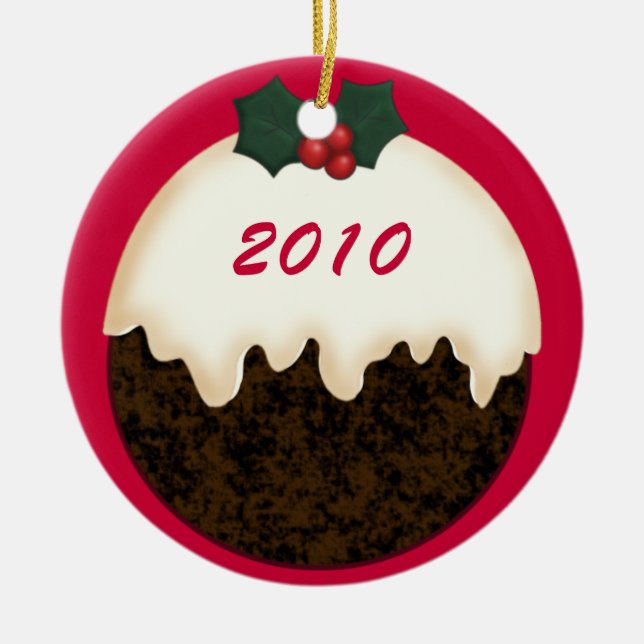 Ornamento feriado de cabra de Toggenburg (Frente)