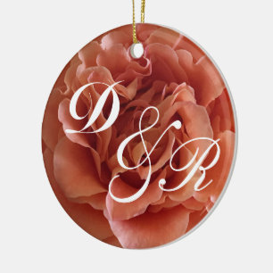 Ornamento feriado monograma