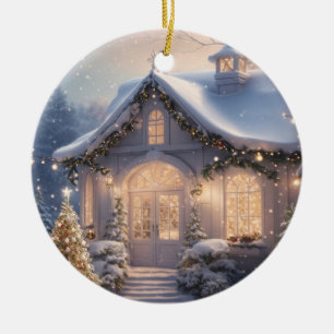 Ornamento festivo de las luces navidades