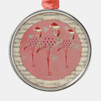 Ornamento festivo rosado de los copos de nieve de