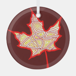 Ornamento Fiery Leaf