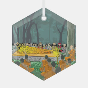 Ornamento final de Nirvana de Buda