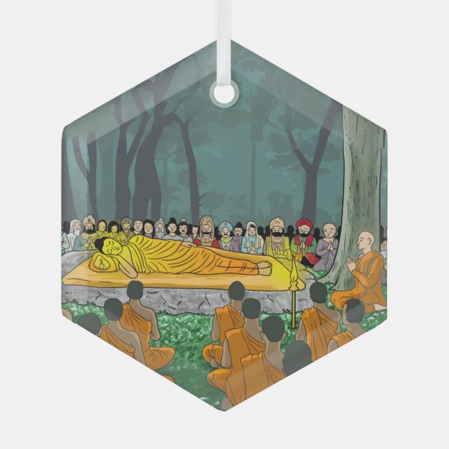 Ornamento final de Nirvana de Buda (Anverso)