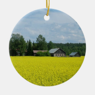 Ornamento finlandés de campo