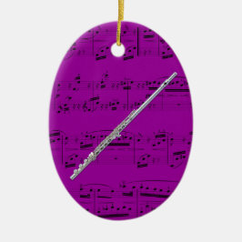 Ornamento - flauta - escoja su color