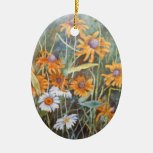 Ornamento floral "Campo de flores silvestres" (Frente)