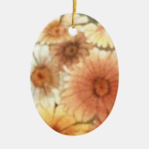 Ornamento floral "Daisies suaves"
