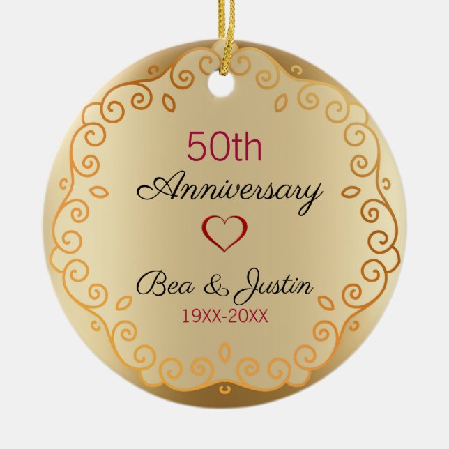 Ornamento floral de oro (Frente)