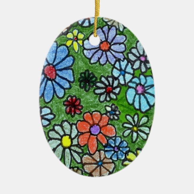 Ornamento floral "Fun Floral #2" (Frente)