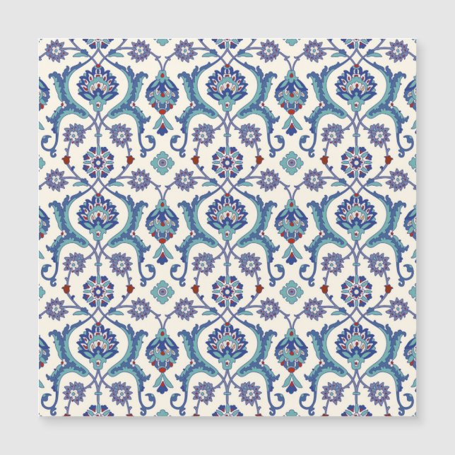 Ornamento floral: Patrón árabe tradicional. (Anverso)