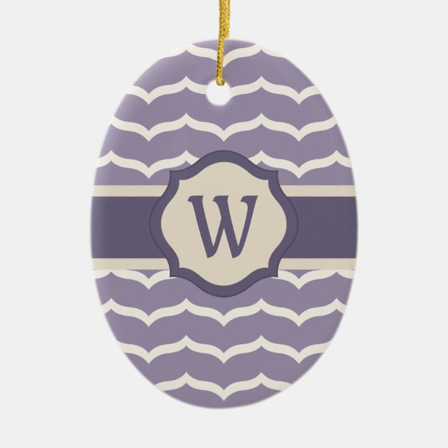 Ornamento florecido de Zigzag (Frente)