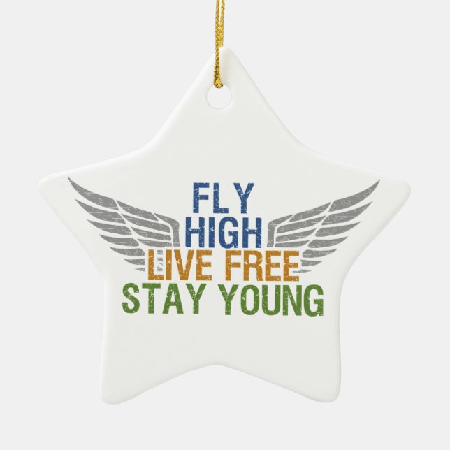 Ornamento FLY HIGH personalizado (Frente)