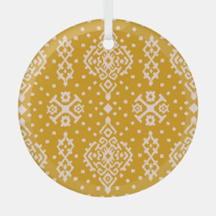 Ornamento folclórico de Ikat - textura étnica.