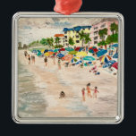 Ornamento "Fort Myer's Beach"<br><div class="desc">"Fort Myer's Beach" Ornamento de Therese Kramer</div>