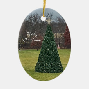 Ornamento fotográfico de árbol de Navidad