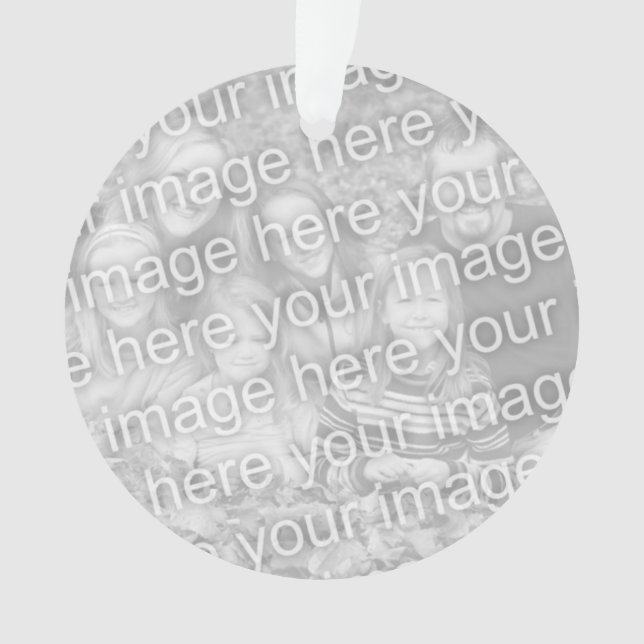 Ornamento fotográfico de doble cara con 2 imágenes (Anverso)