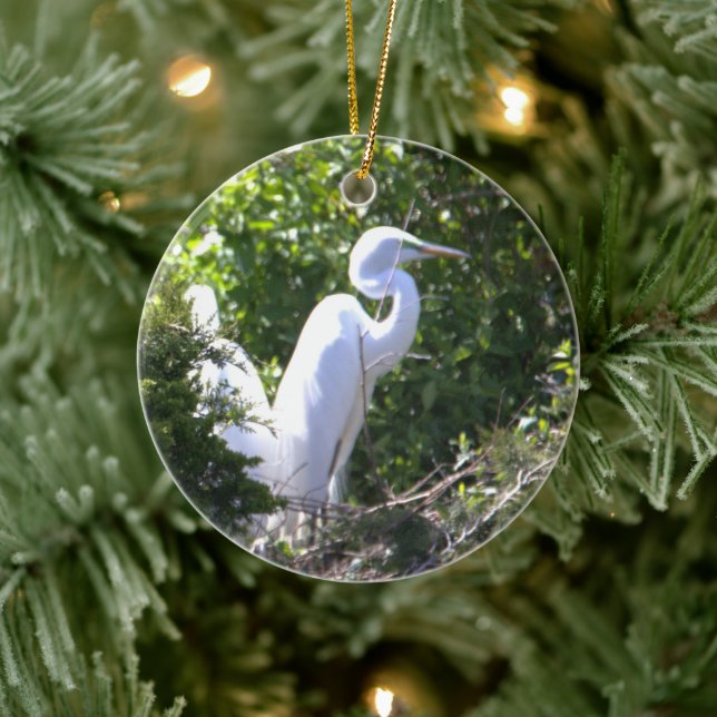Ornamento fotográfico de Heron (Árbol)
