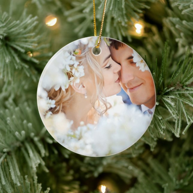 Ornamento fotográfico de Navidades de Moose Countr (Árbol)