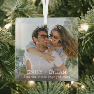 Ornamento fotográfico de navidades Personalizado