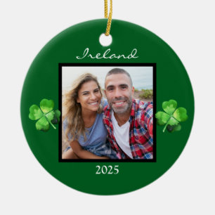 Ornamento fotográfico de Shamrock en Irlanda