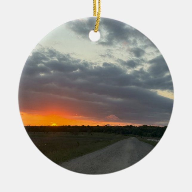 Ornamento fotográfico de Sunset (Frente)