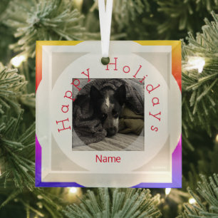 Ornamento fotográfico en vidrio HAMbyWG