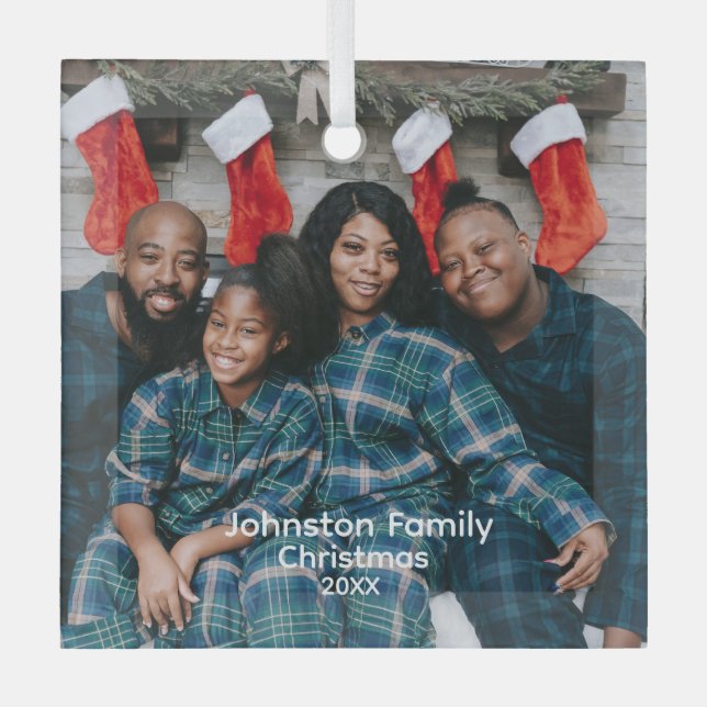 Ornamento fotográfico familiar personalizado, Keep (Anverso)