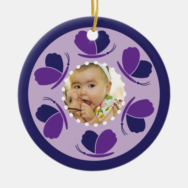 Ornamento fotográfico mariposa (Frente)