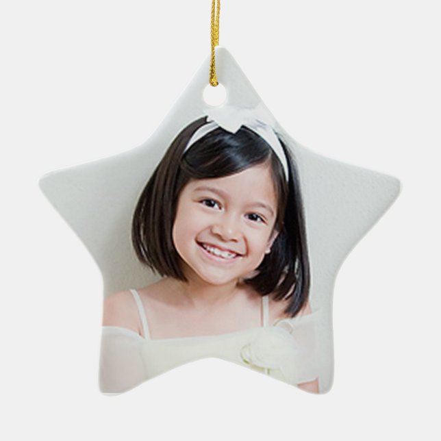 Ornamento fotográfico Personalizado (Frente)