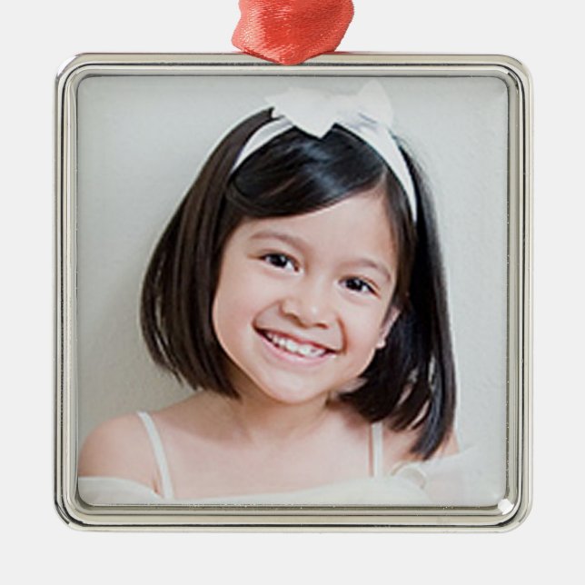Ornamento fotográfico Personalizado (Frente)