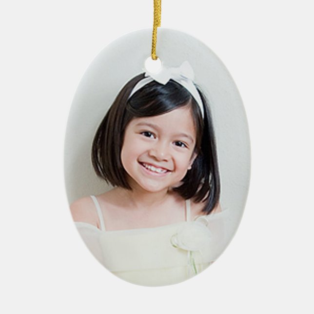 Ornamento fotográfico Personalizado (Frente)