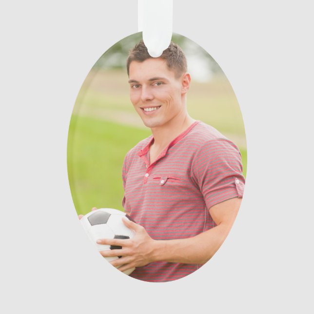 Ornamento fotográfico personalizado (Anverso)