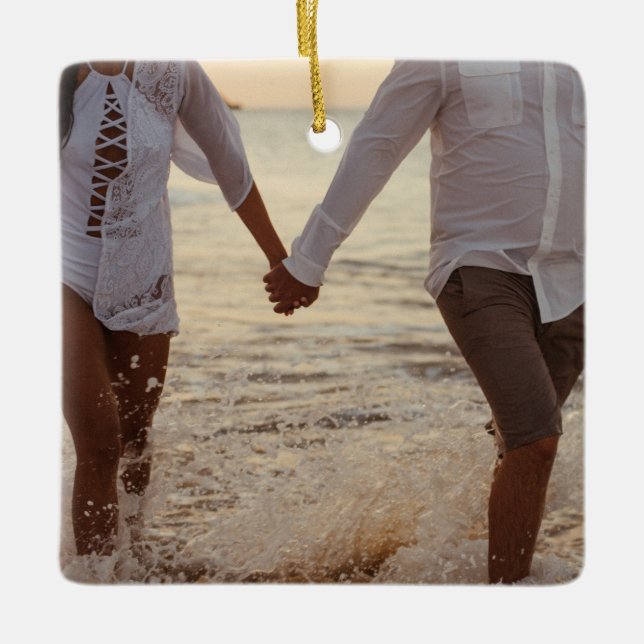 Ornamento fotográfico personalizado| Keepsake pers (Anverso)