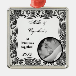 Ornamento fotográfico personalizado Lac blanco neg
