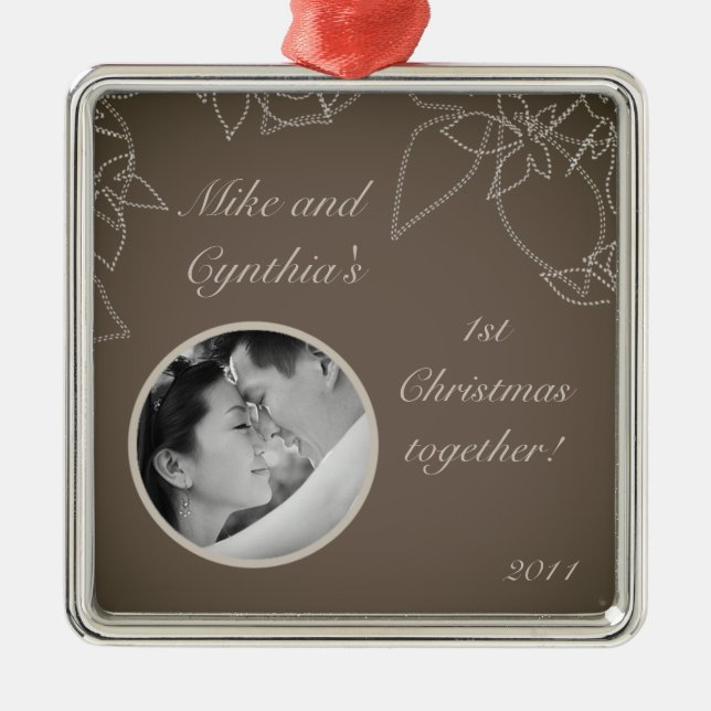Ornamento fotográfico personalizado otoño caída fl (Frente)
