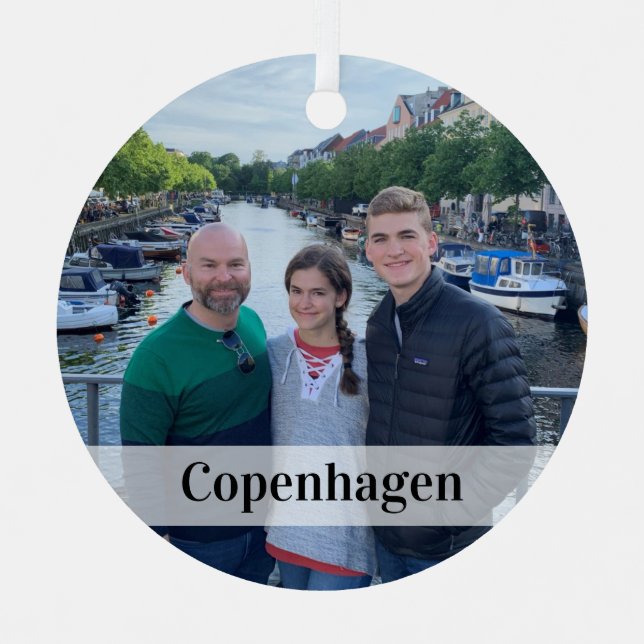 ornamento fotográfico personalizado - regalo de ma (Anverso)