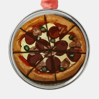 Ornamento fresco de la pizzería de la pizza