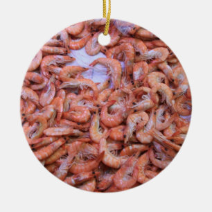 Ornamento fresco de las gambas