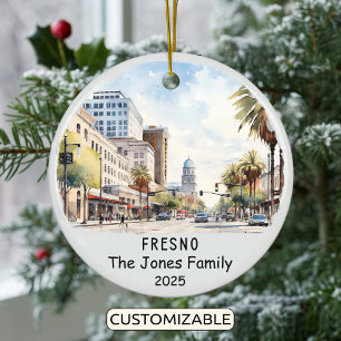 Ornamento Fresno personalizado, California