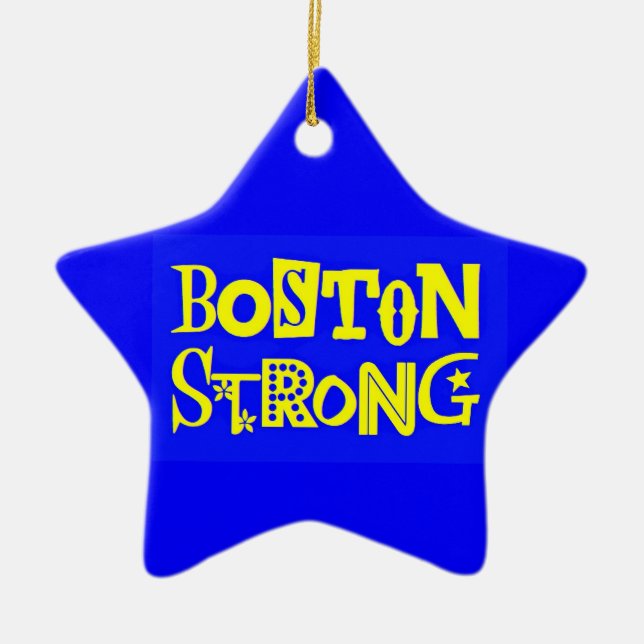 Ornamento fuerte de la estrella de Boston (Frente)