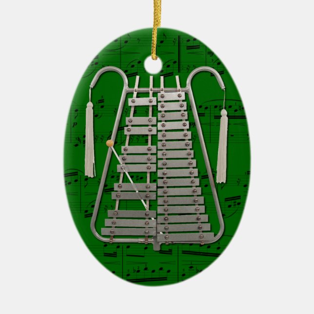 Ornamento - Glockenspiel que marcha - escoja su (Frente)