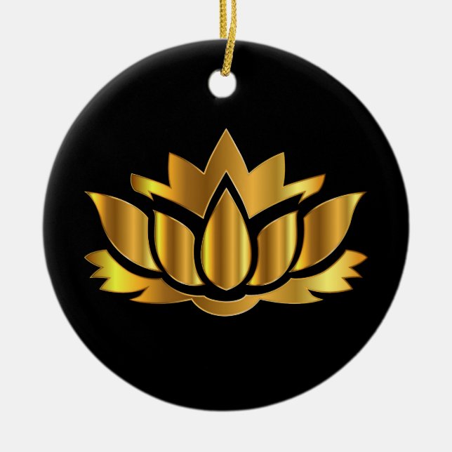 Ornamento Golden Lotus (Frente)