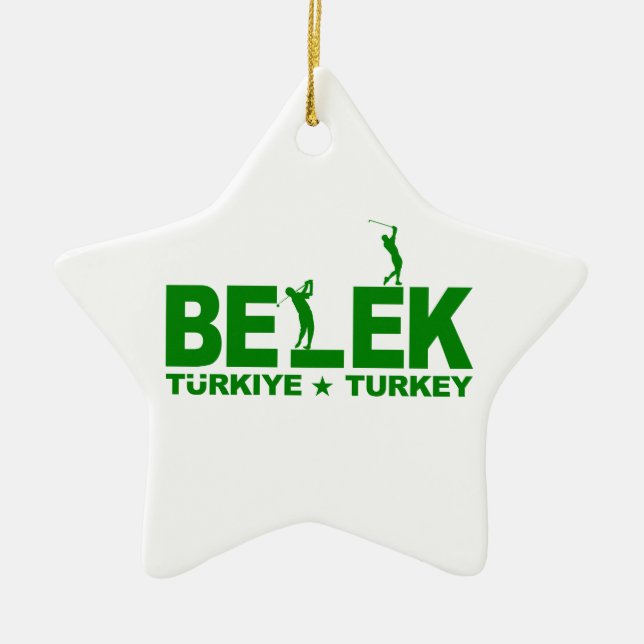 Ornamento GOLF BELEK - personalizable (Frente)