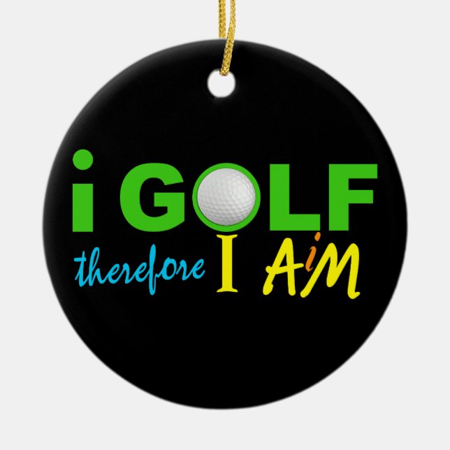Ornamento GOLF I - doble cara (Frente)