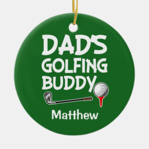 Ornamento Golfing de los muchachos del compinche