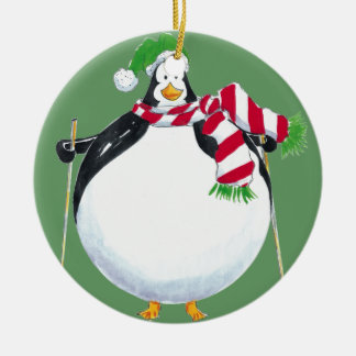 Ornamento gordo del pingüino